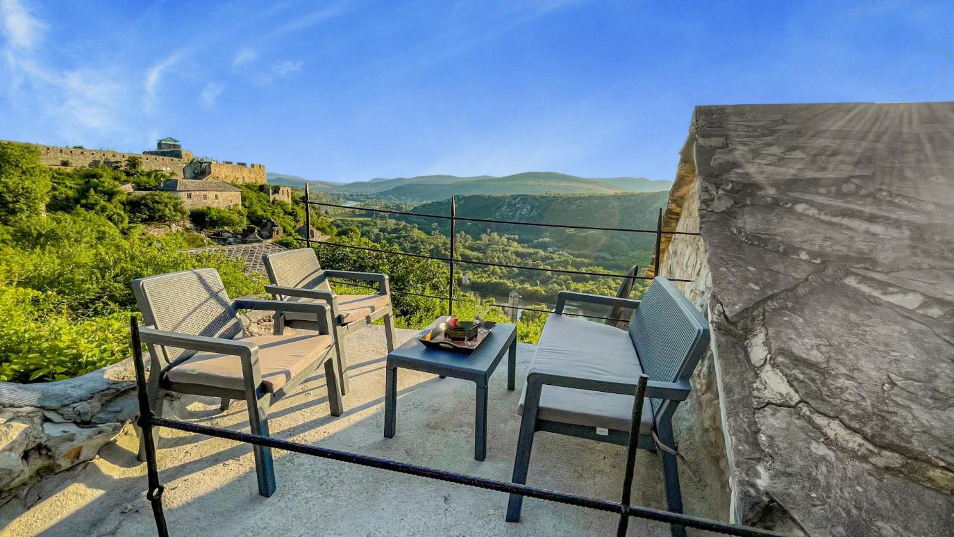 Villa Historic Pocitelj With Pool And Incredible Views On The River And Landmarks Exterior photo
