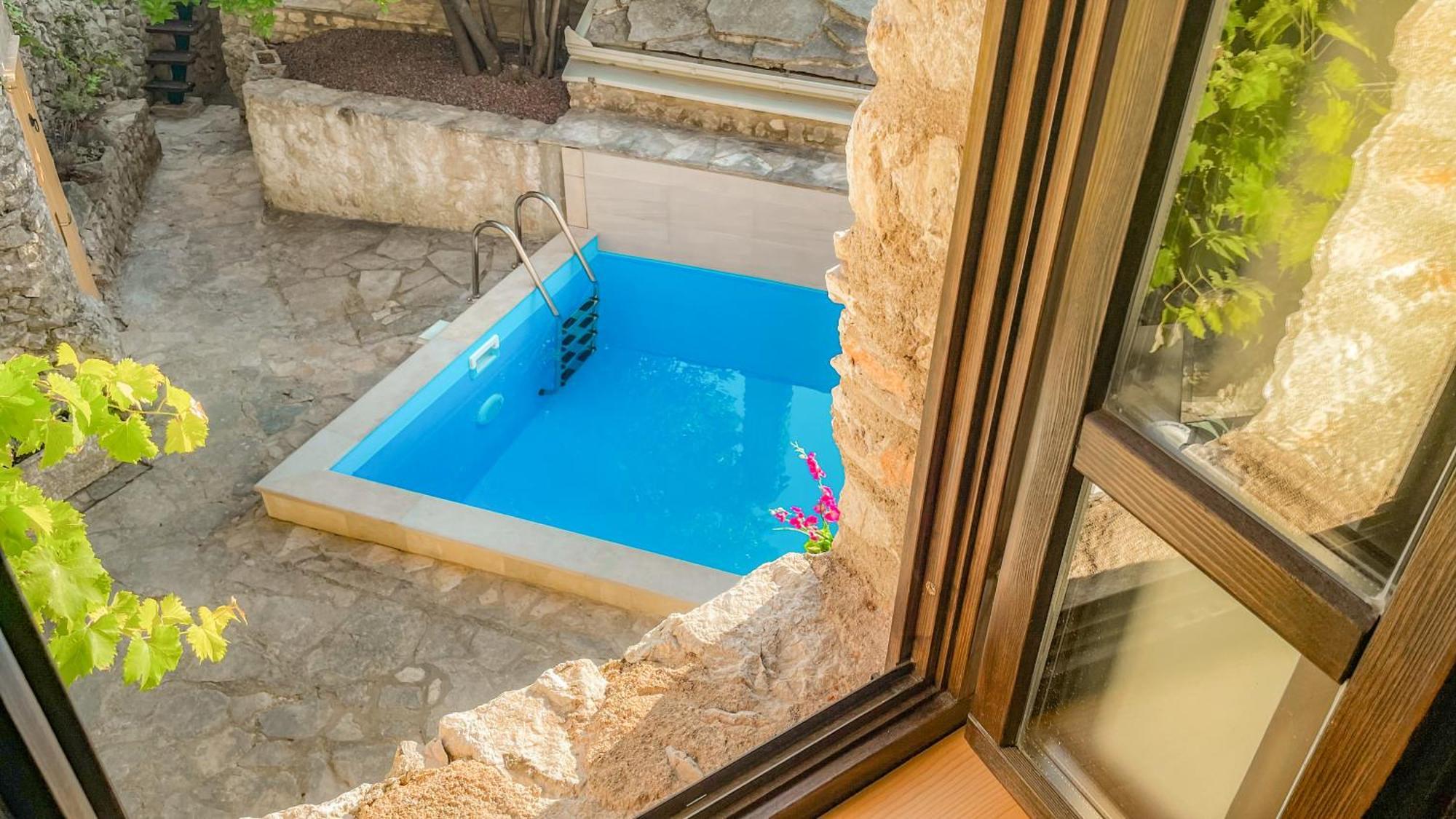 Villa Historic Pocitelj With Pool And Incredible Views On The River And Landmarks Exterior photo